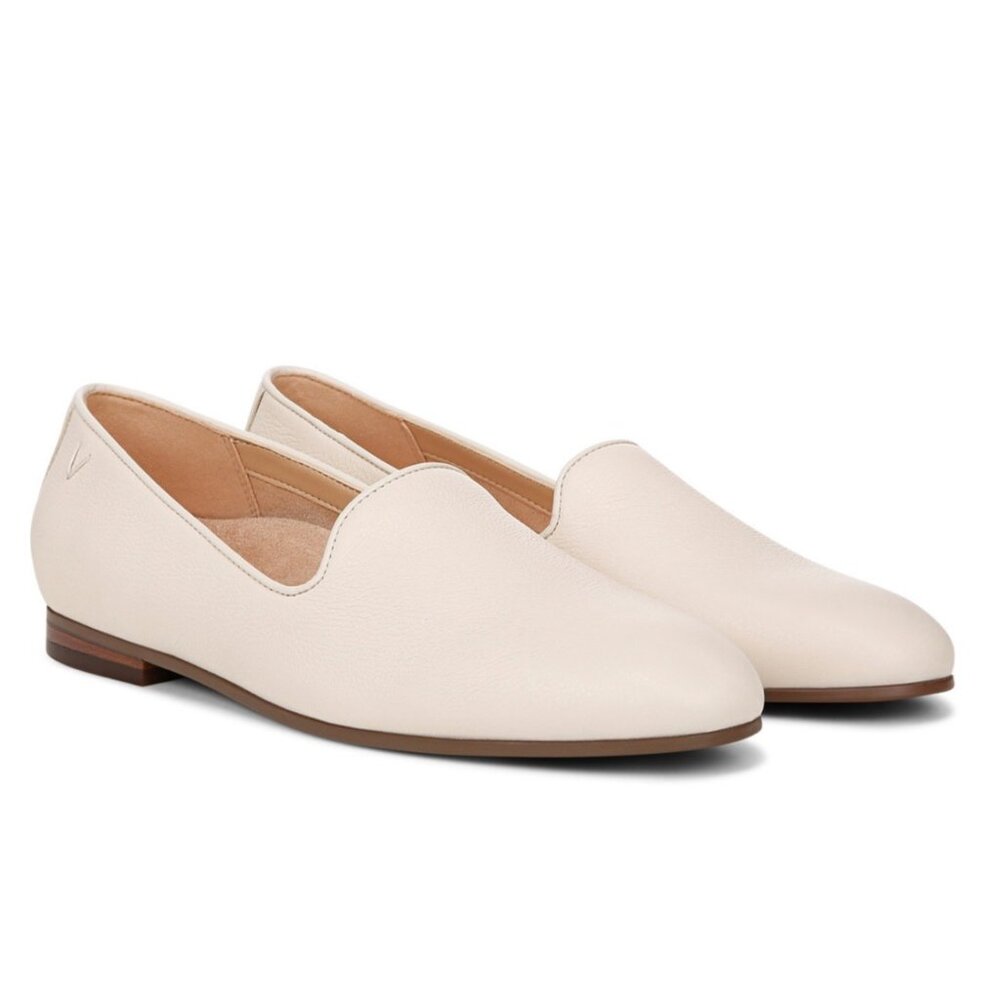 Vionic Women's Slip-On Flats in Light Beige Cream